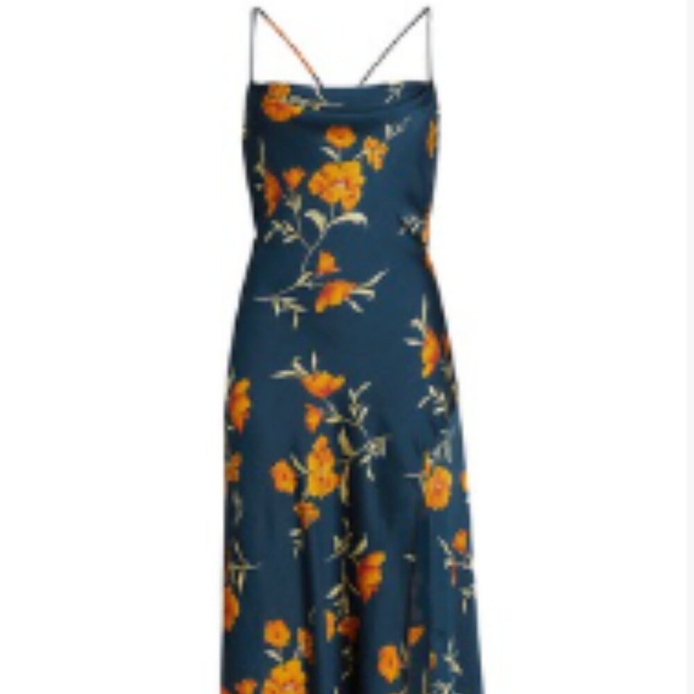 ASTR the Label Floral Midi Dress in Size M
